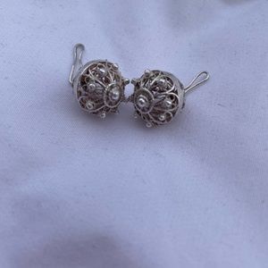 Antique silver shirt buttons, handcrafted, made in Europe